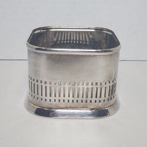 J Daniel Lynchburg Tennessee Towle Fine Silverplate Square Whiskey Bottle Holder